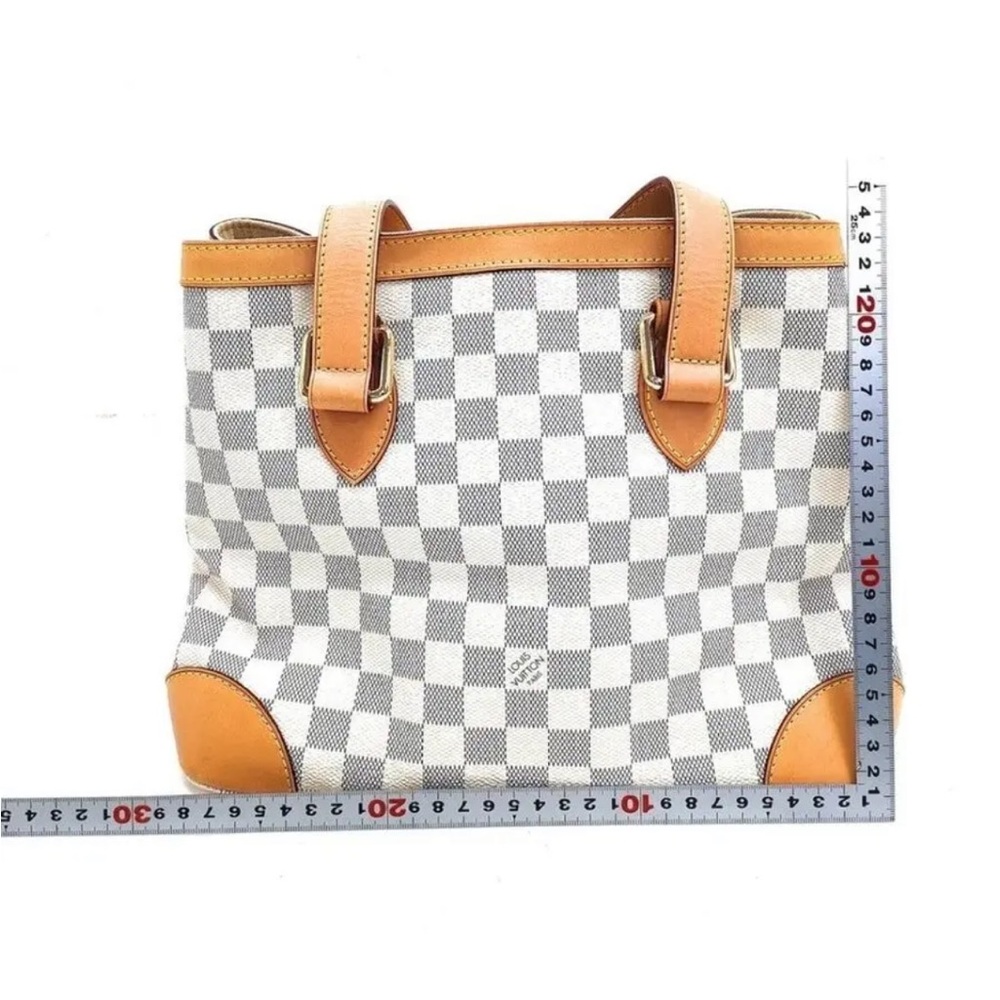 Louis Vuitton Authentic Shoulder Bag in Damier Azure Canvas. Suede interior - Picture 3 of 10